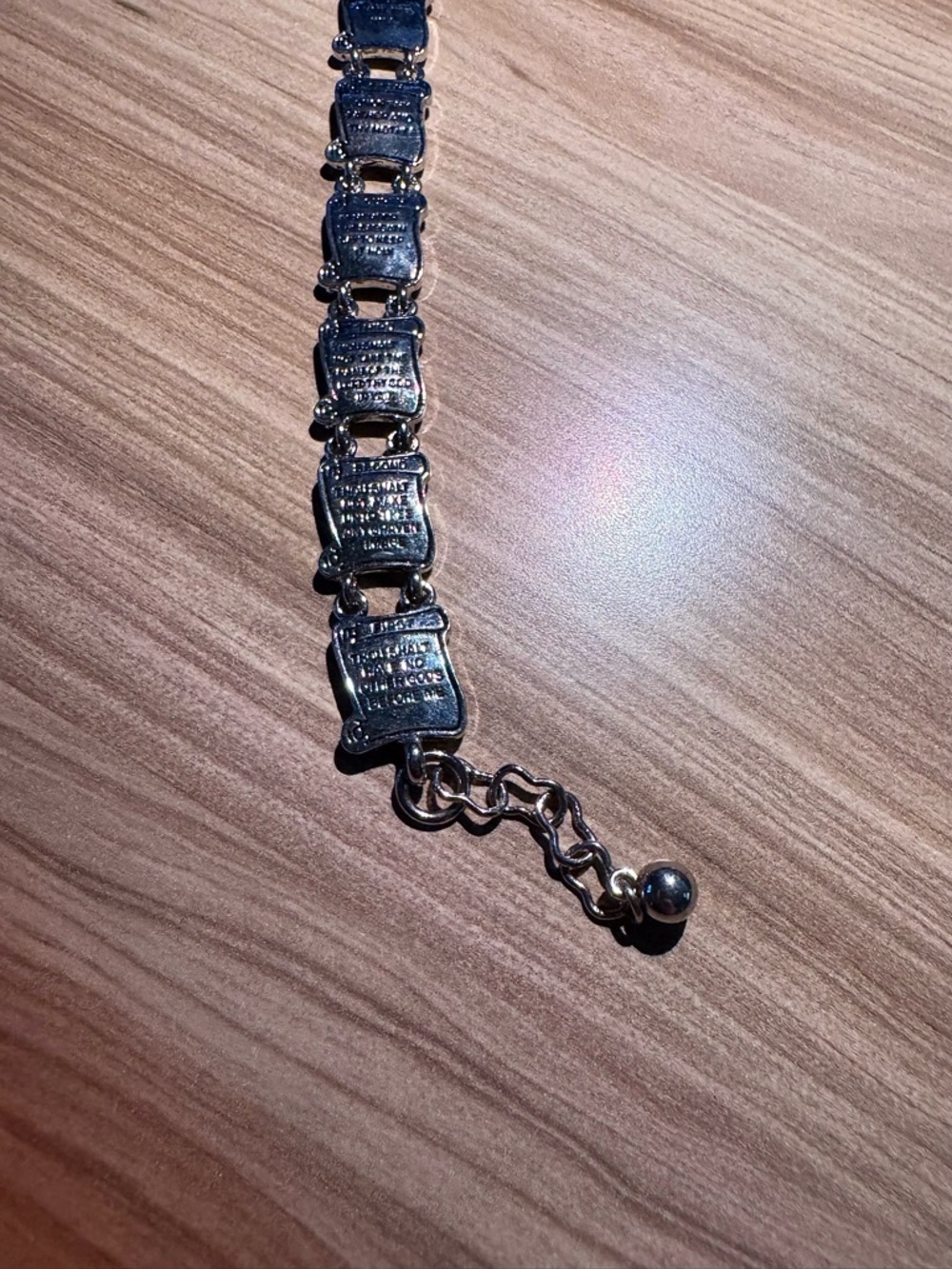 Vintage Avon 10 Commandments Bracelet